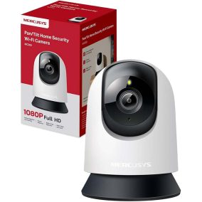   Mercusys beltéri éjjellátó WiFi kamera, 1080p Full HD, mikrofon, hangszóró