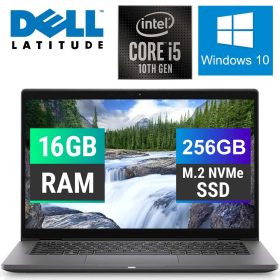   Dell Latitude 7310 13.3" sötétszürke laptop (Core i5, 16GB RAM, 256GB SSD, Windows 10 Home, Full HD)