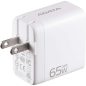   AData 65W GaN USB Charger 3db USB aljzattal, amerikai (USA) utazó töltő (1x USB-A + 2x USB-C)