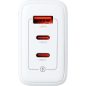   AData 65W GaN USB Charger 3db USB aljzattal, amerikai (USA) utazó töltő (1x USB-A + 2x USB-C)