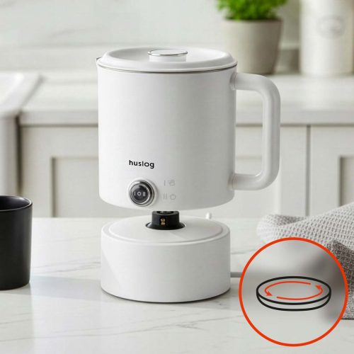 Huslog dupla falú utazó vízforraló, 0.8 liter, 650W