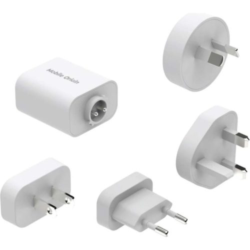 Mobile Origin GaN 30W Travel Charger hálózati USB utazó gyorstöltő 4db aljzattal (USB-A+USB-C)