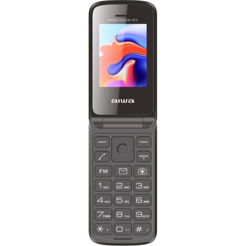 Aiwa 2G Multifunctional Flip Phone 2.4" DualSIM kék mobiltelefon