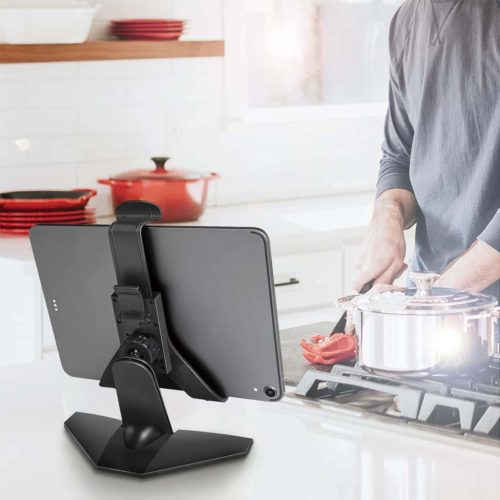 Logilink Foldable Tablet Stand 7-11" fekete univerzális asztali tablet tartó állvány