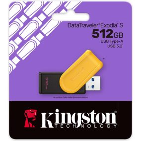   Kingston DataTraveler Exodia S 512GB pendrive (Type-A, USB 3.2)