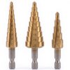 Handy Step Drill Bit Set 3db-os HSS lépcsős fúrószár készlet fémhez 4-20mm