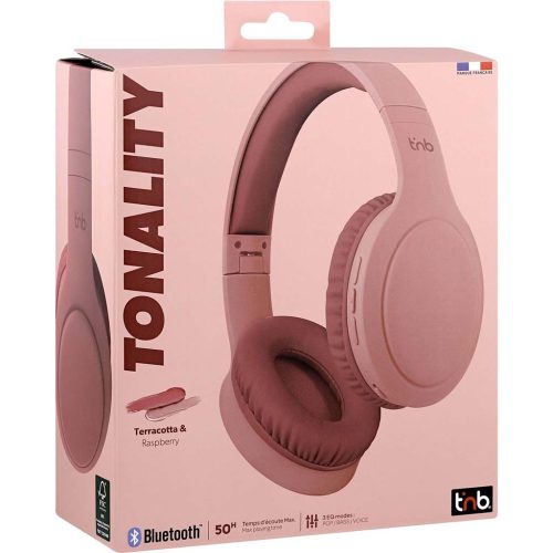 TnB Tonality Terracotta & Raspberry Bluetooth Headset