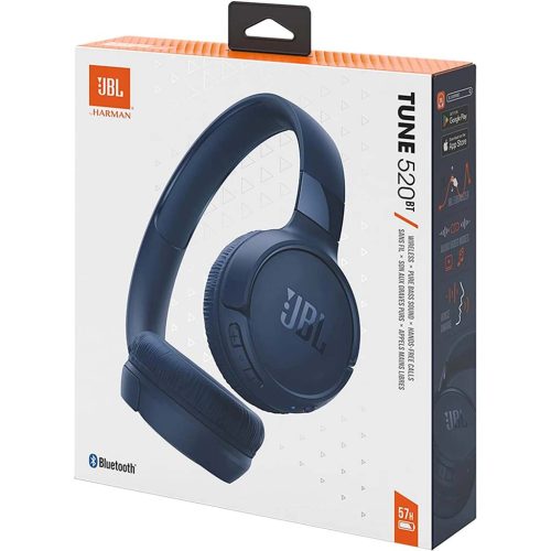 JBL Tune 520BT Bluetooth headset (kék)