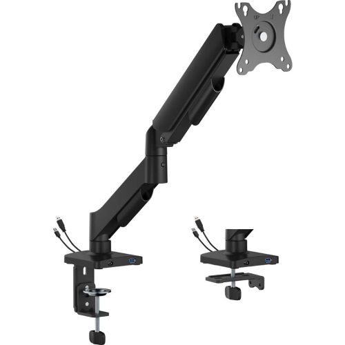 Gembird monitor tartó asztali konzol, dönthető, forgatható, USB 3.0 portok, 17-32"