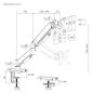   Gembird monitor tartó asztali konzol, dönthető, forgatható, USB 3.0 portok, 17-32"