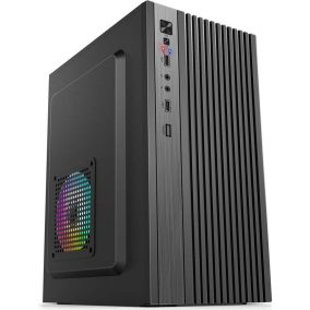IrisTECH Q2517 fekete mATX ház