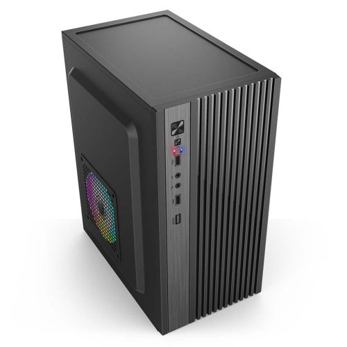 IrisTECH Q2517 fekete mATX ház