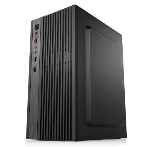 IrisTECH Q2517 fekete mATX ház