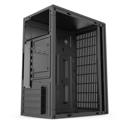 IrisTECH Q2517 fekete mATX ház