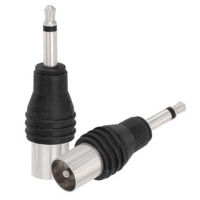 Video átalakító, Jack 3.5mm mono dugó - Koax dugó (apa)