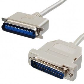  Párhuzamos nyomtató kábel 5.0m (D-SUB 25p. dugó -> Centronics dugó)