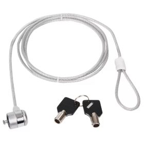 König acélhuzalos notebook zár + 2db kulcs