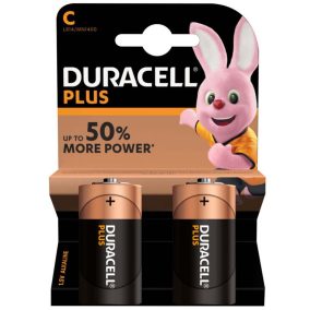   Duracell Plus Power C "baby" 1.5V elem 2db-os bliszter