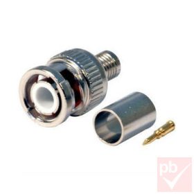 BNC dugó (RG59) krimpelhető