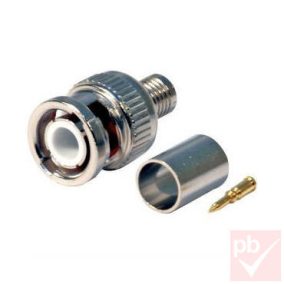 BNC dugó (RG59) krimpelhető