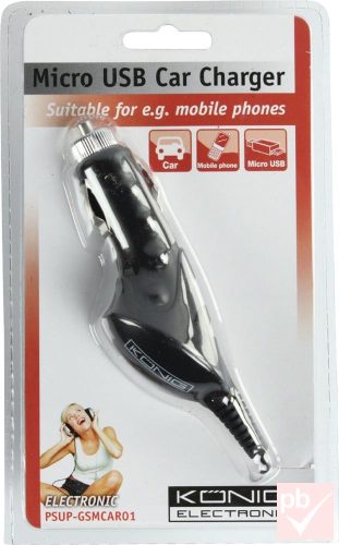 König PSUP-GSMCAR01 autós micro USB töltő