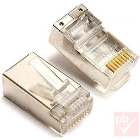 RJ45 8P8C dugó, árnyékolt (Cat6)