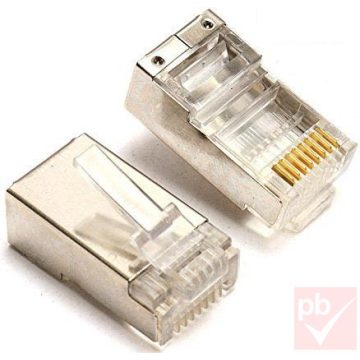 RJ45 8P8C dugó, árnyékolt (Cat6)