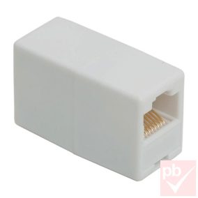   RJ45 toldó, műanyag ház, Cat5e (8P8C aljzat / 8P8C aljzat)