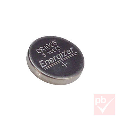 Energizer CR1025 3V gombelem (átmérő: 10mm, vastagság: 2.5mm)