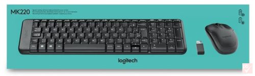 Logitech MK220 vezeték nélküli billentyűzet + egér szett