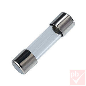 Üvegbiztosíték 20x5mm lomha 0.63A