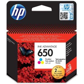 HP 650 színes eredeti tintapatron