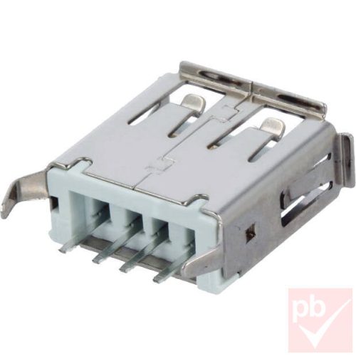 USB 2.0 A aljzat, beépíthető 180° (Keystone)