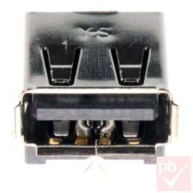 USB "A" aljzat beépíthető 90° Y-S