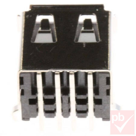 USB "A" aljzat beépíthető 90° Y-S