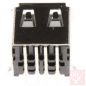 USB "A" aljzat beépíthető 90° Y-S