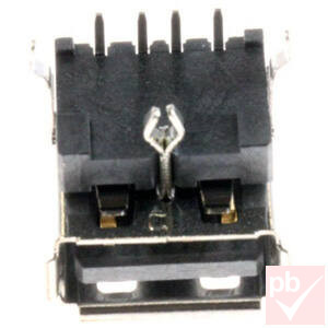 USB "A" aljzat beépíthető 90° Y-S