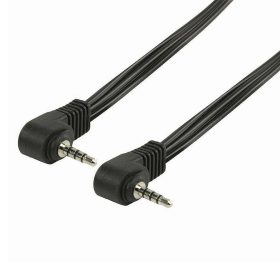 Jack összekötő kábel, 3.5mm 4p., 90° 2.0m