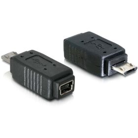   USB 2.0 átalakító, micro "B" dugó <-> mini "B" aljzat
