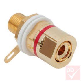 Banán aljzat, beépíthető, aranyozott fém, piros