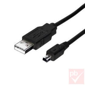 USB 2.0 kábel mini 4p dugóval, 1.8m (Equip)