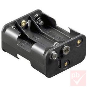 Elem tartó, 6db AA elem számára