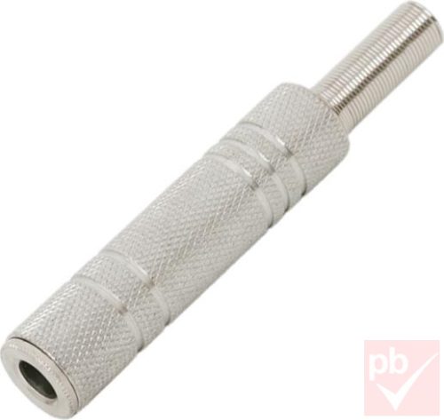 Jack aljzat, lengő, 6.3mm sztereó, fém