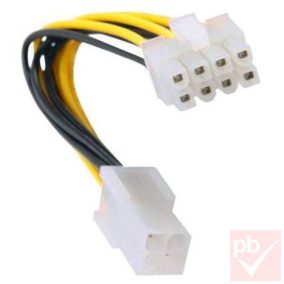 Táp átalakító, CPU 4p. aljzat -> CPU 8p. dugó