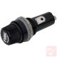 Biztosíték foglalat, furatba szerelhető, 6.3x30mm