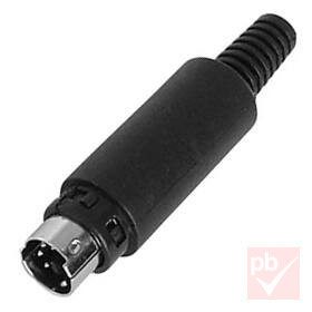 DIN dugó, mini, lengő, 6-pin