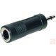 Audio átalakító, Jack 3.5mm mono dugó - Jack 6.3mm mono aljzat (műanyag)