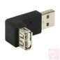   USB 2.0 átalakító, "A" dugó - "A" aljzat  90°  v1