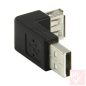   USB 2.0 átalakító, "A" dugó - "A" aljzat  90°  v1