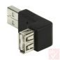   USB 2.0 átalakító, "A" dugó - "A" aljzat  90°  v2